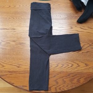 Grey Cropped leggings